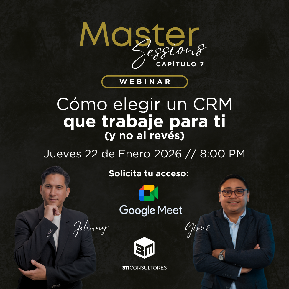 Master Session Ep 7 - Como elegir un CRM que trabaje para ti y no al reves